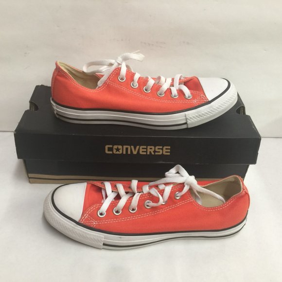 Converse All Stars Shoes Orange Unisex 7 Men 9 Women - Picture 2 of 14